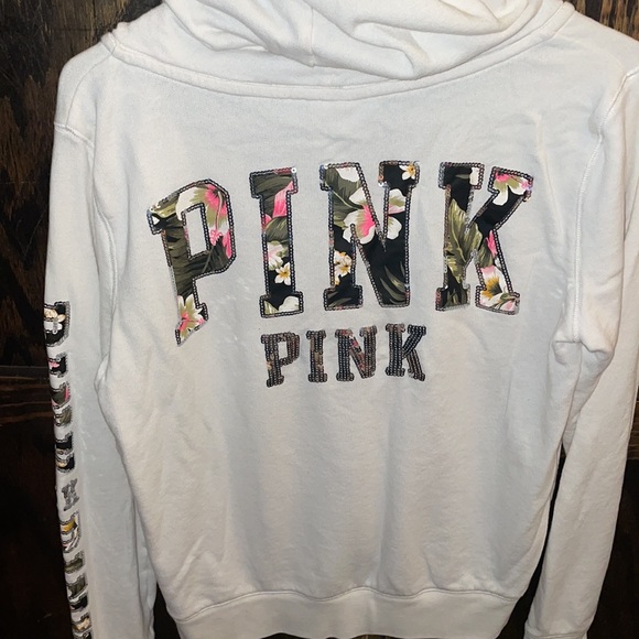 ❤️❤️❤️VS PINK ZIP UP BLING BLONG SWEATSHIRT ❤️❤️❤️ - Picture 7 of 9